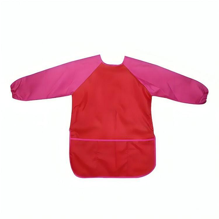  Delantal Pechera Niño Niña Manga Larga Impermeable-1