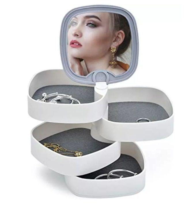 Organizador De Joyas Con Espejo-2