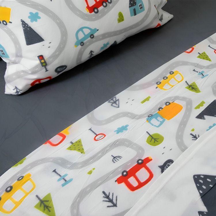 Sábanas Polar Kids 1.5 Plazas / Autos – Doral-2