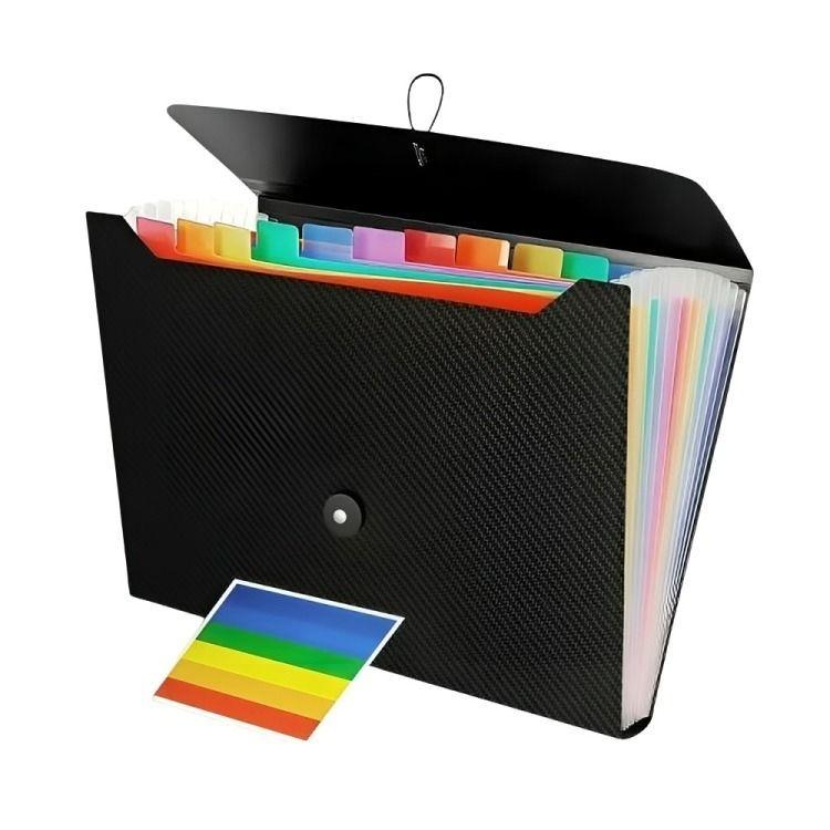 Carpeta Organizadora A4 Tipo Acordeón 13 Fuelles Colores-0