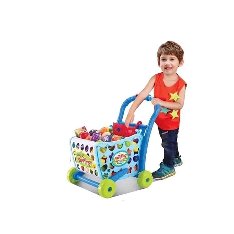 CARRITO SUPERMERCADO AZUL-0