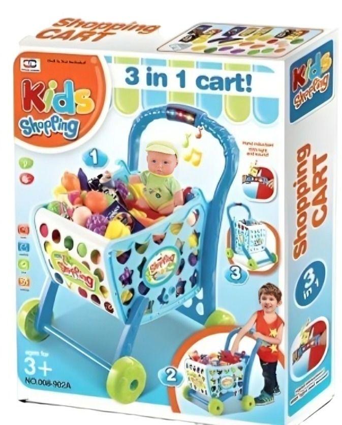 CARRITO SUPERMERCADO AZUL-1