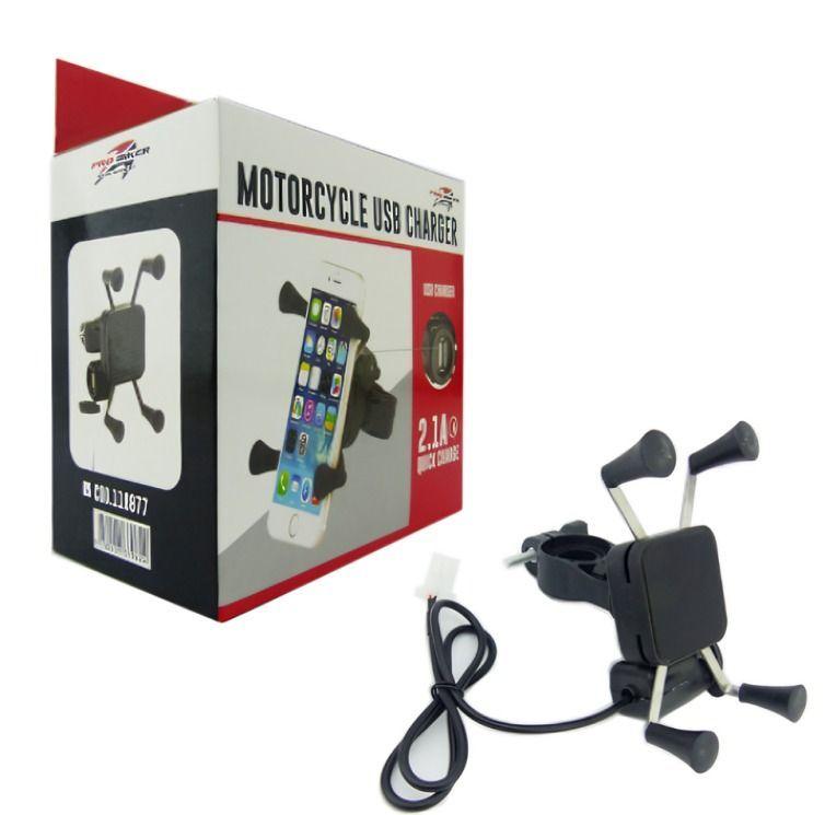 PORTA SMARTPHONE PARAMOTO CON USB DE CARGA 2,1AMP-2