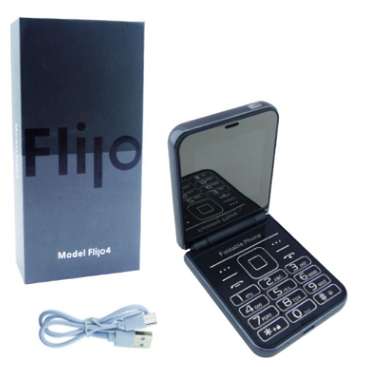 TELEFONO CELULAR CUATRO SIM MOD.FLIP4 ALMEJA PANTALLA 2.6" FLIP PLEGABLE -2