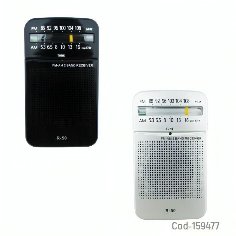 RADIO AM/FM 2 BANDAS MOD.R-50 A PILAS NO INCLUIDAS -3