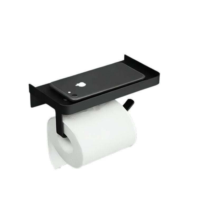 Soporte Papel higiénico y Celular Autoadhesivo de Acero Inoxidable-0