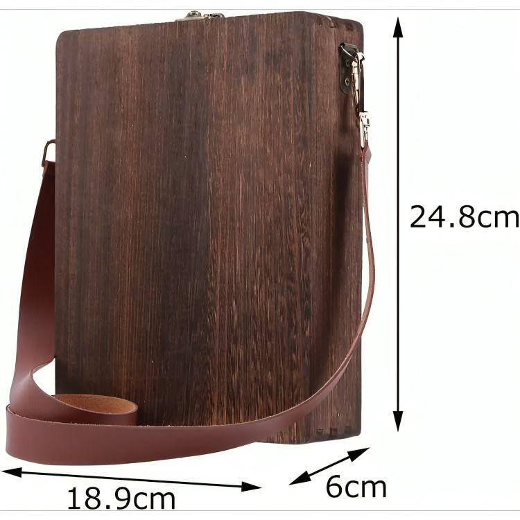 Bolsa De Almacenamiento De Madera Multifuncion Retro-2