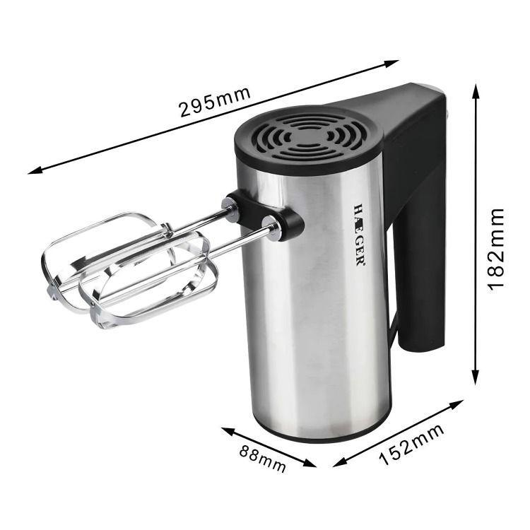 BATIDORA DE MANO NEGRO HAEGER HG-6629-2