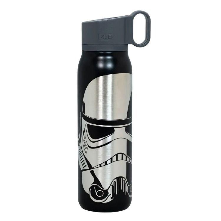 Botella Metalica Gancho Black Star Wars 1  Dart Vader-2