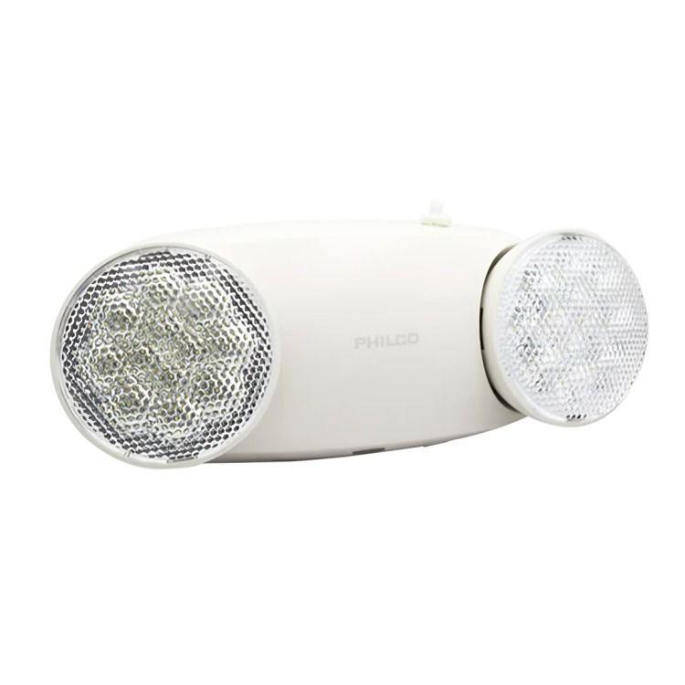 LAMPARA DE EMERGENCIA AT60 2 FOCOS FIJA PHILCO-2