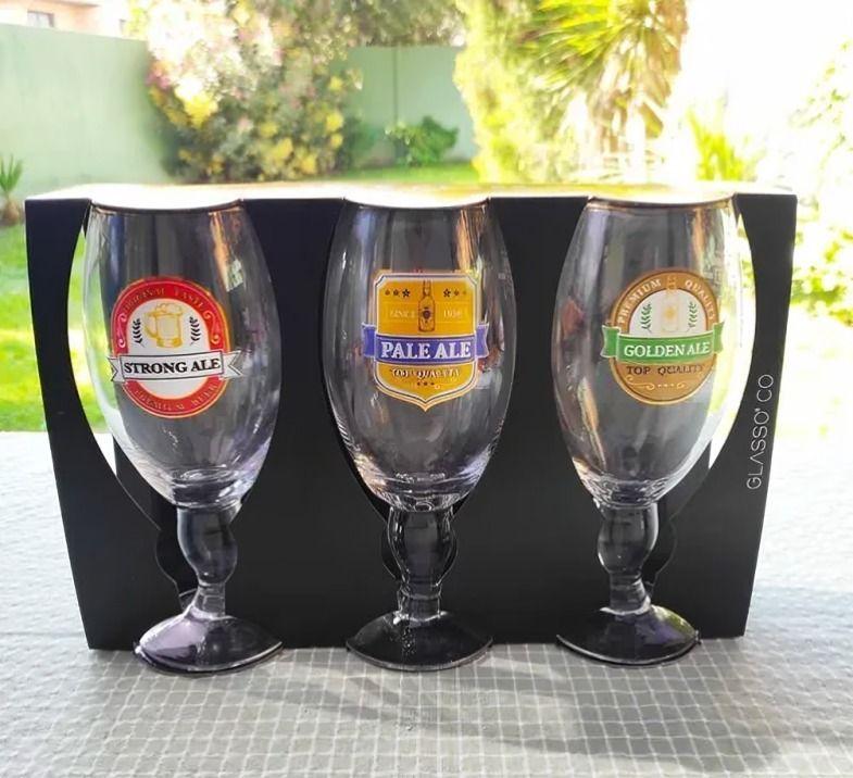 Set 3 Copón Cervecero Glasso  600 ml Cerveza-2