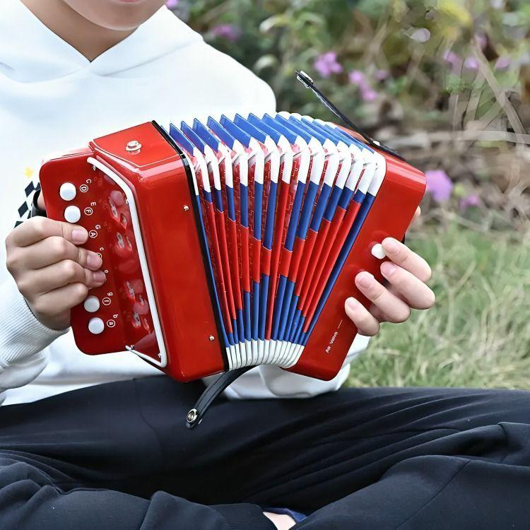 Mini Acordeón De Juguete Para Niños 7 Notas-3