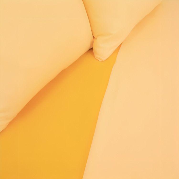 Sábanas de Polar Composé King 2.5 Plazas / Bicolor Amarillo – Doral   -2