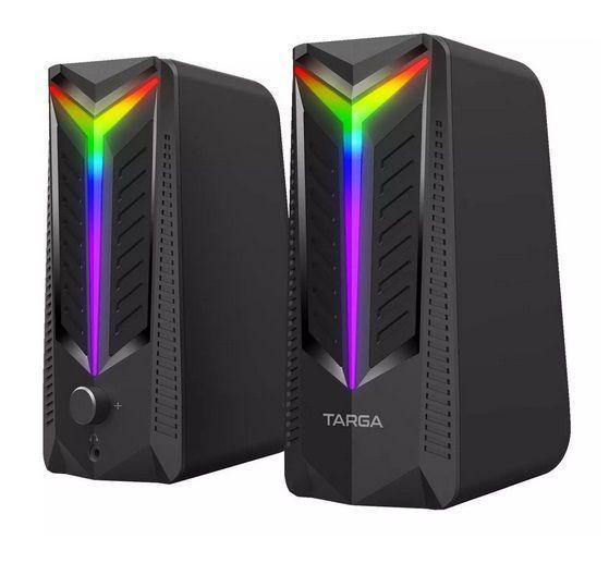 Par de Parlantes Gamer para PC Targa Alpha X-0