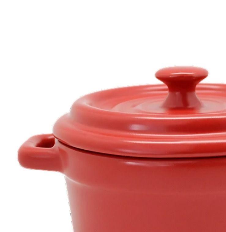Mini Cacerola Cerámica Keep Rojo-2