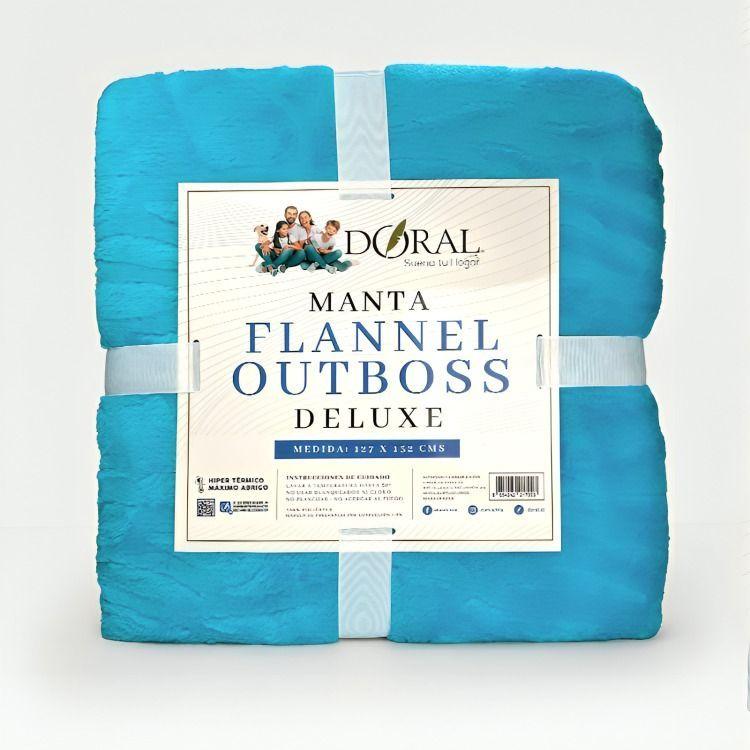 Manta Flannel Outboss Deluxe Calipso – Doral 127×152 cm.-2