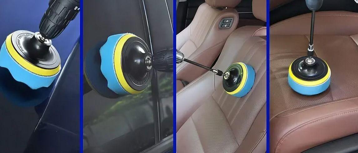 Juego 21 Pzas De Cepillos De Lavado De Autos Pulir Limpieza-2