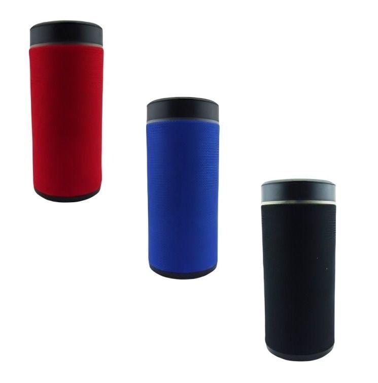 PARLANTE RECARGABLE KT-125 BLUET USB TF CON LUZ (ROJO)-1