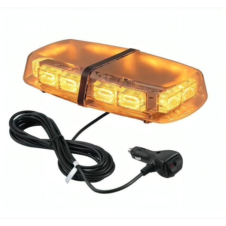 Baliza Luz Led Ámbar Techo Iman -0