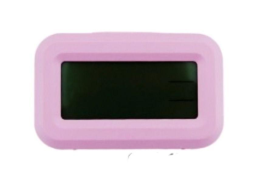 RELOJ DESPERTADOR MINI 9X5CM DIGITAL ROSADO-0