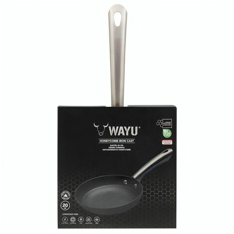 SARTEN 20 cm IRON CAST HONEYCOMB WAYU-3