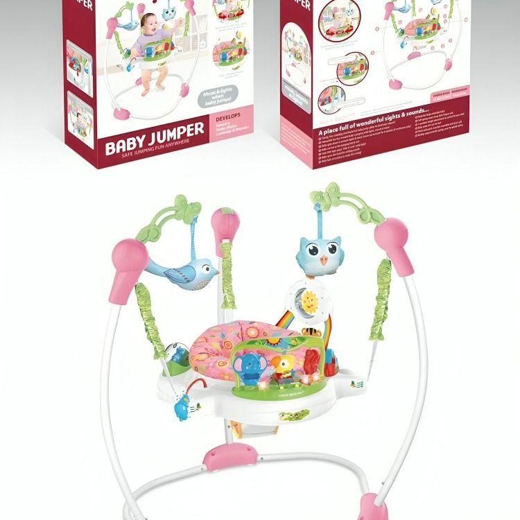 Baby Jumper Musical Multifuncion Rosado-2