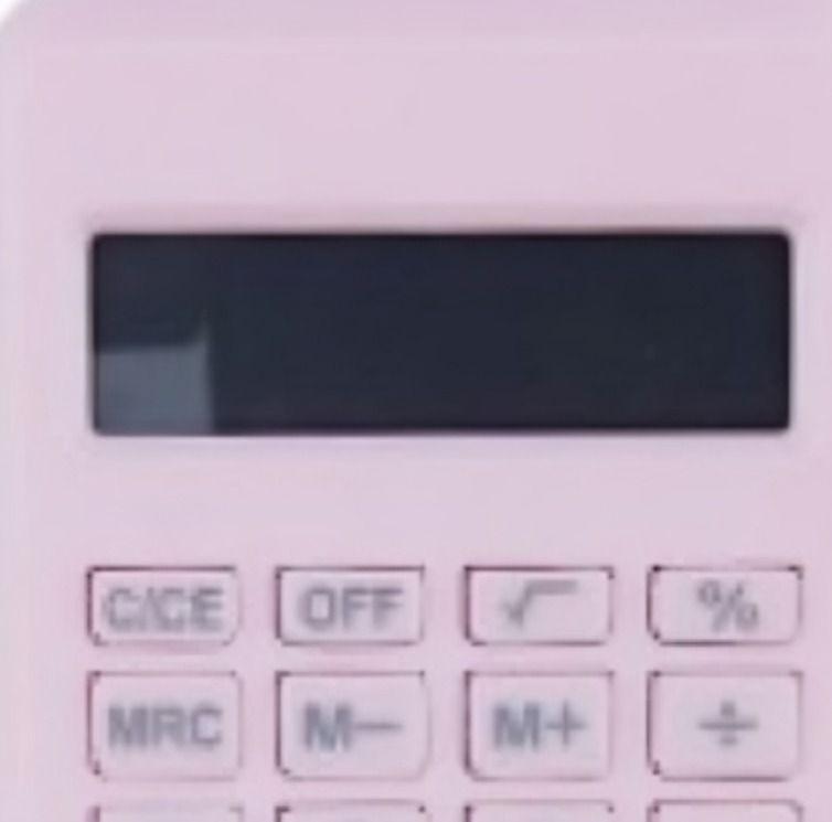 SET X 2 CALCULADORA MINI  8 DIGITOS Color Rosado-2