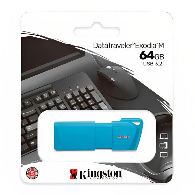 PENDRIVE NEON CELESTE 64GB 3.2 DTXM NEON 64GB-2