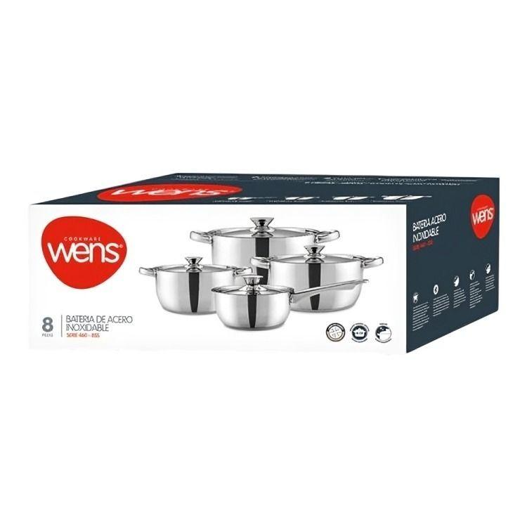 Batería De Cocina 8 Piezas Acero Inoxidable Wens 470-8Ss -5