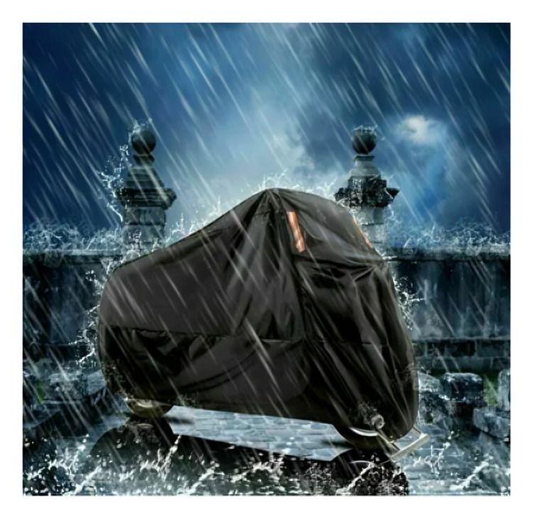 FUNDA PARA MOTO WATERPROOF 255X125 CON OJALES PARA CADENA -2