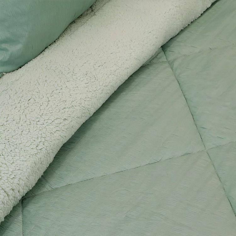 Plumón Outboss Deluxe 1,5 Plazas / Sherpa Verde – Doral  -2