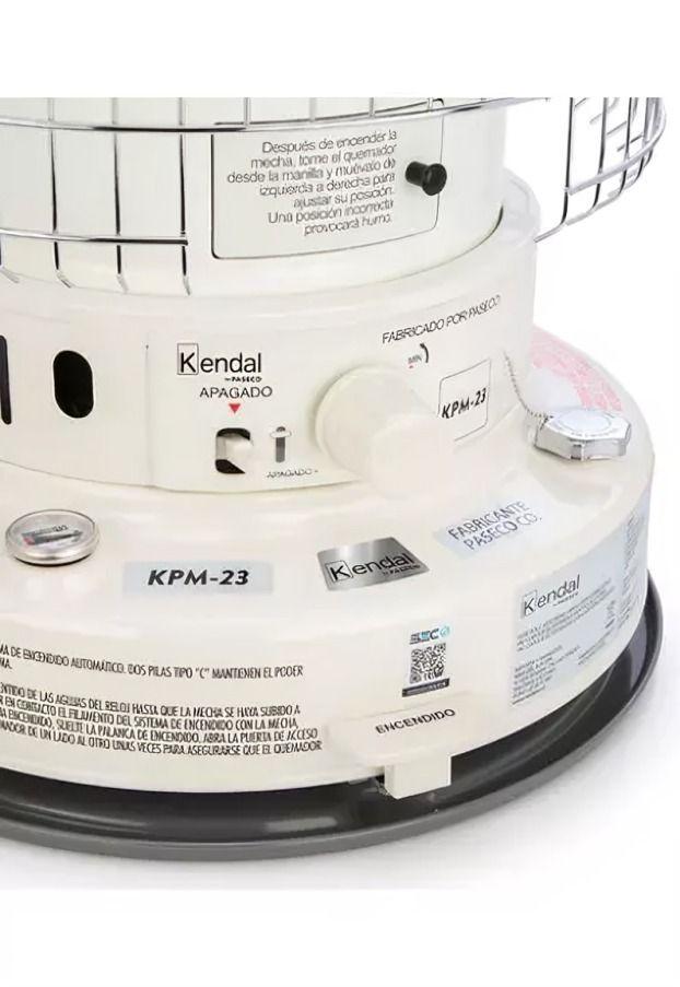 ESTUFAS a QUEROSENE TIPO A KENDAL KPM 23 BLANCO-2
