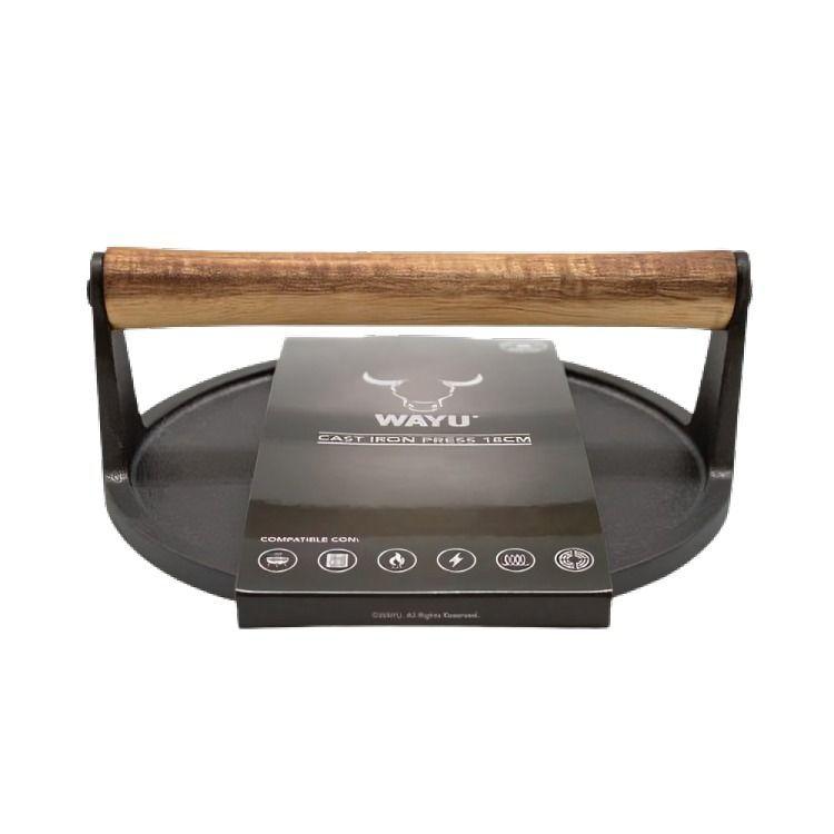 PRENSA REDONDA 18CM IRON CAST WAYU-3
