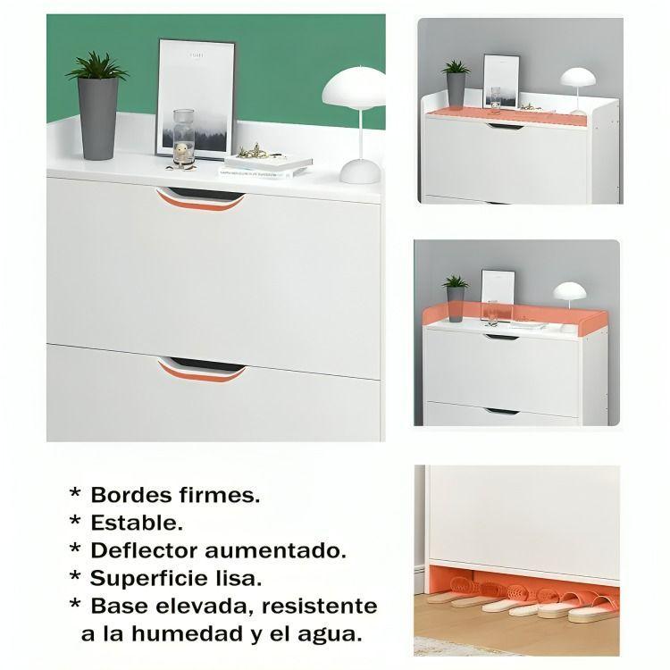 Organizador Mueble Zapatero Cajonera Para Zapatos 3 Niveles-3