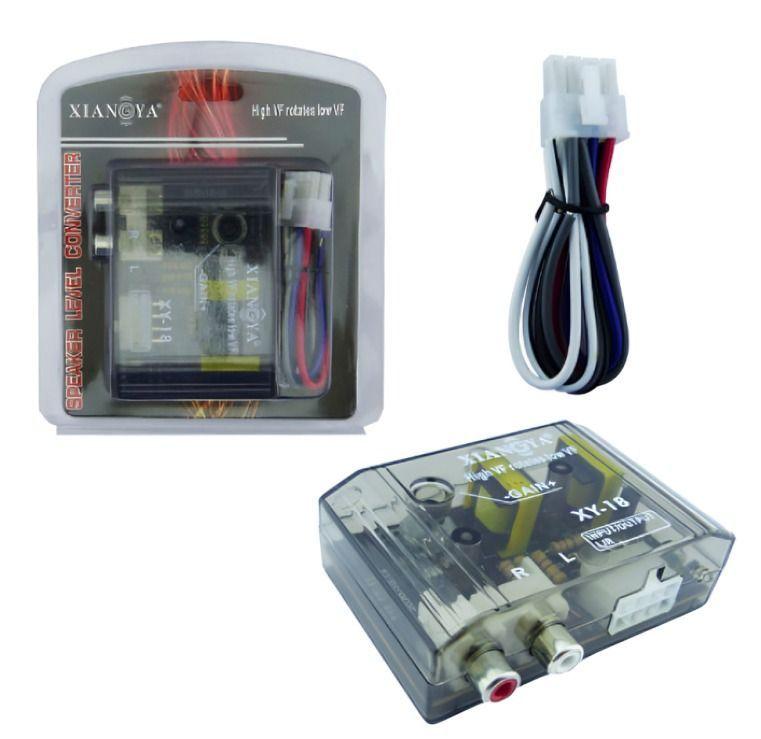 CONVERSOR DE IMPEDANCIA RCA NEW MOD.XY-18 IDEAL PARA SUBWOOFER DE AUTO -2