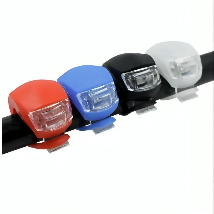 Pack 2 Luces Led Bicicleta Silicona Resistentes al agua-4