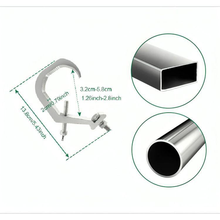 Clamp De Aluminio Para Colgar Iluminación-2
