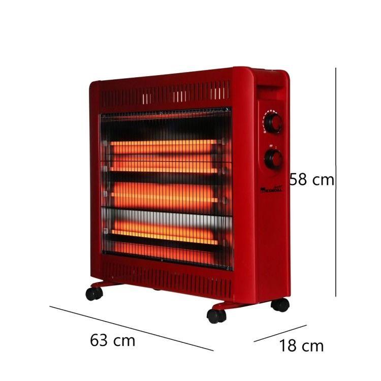 CALEFACTOR CON EFECTO LUMINOSO CUARZO KENDAL KC220 -2