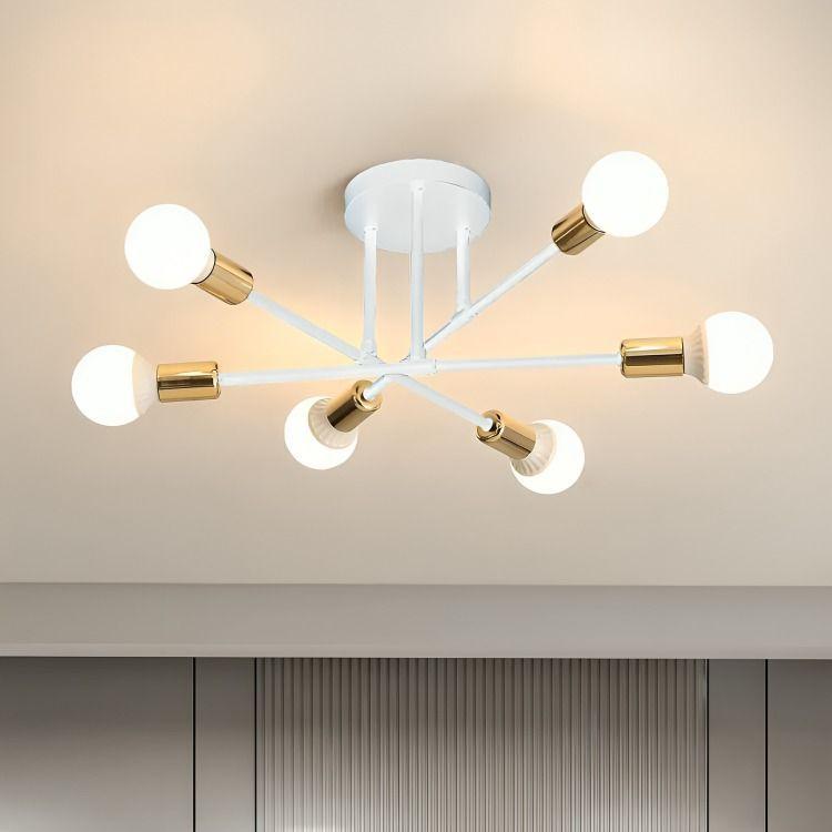 Lámpara De Techo Moderna 6 Luz E27/E26 Lampara Colgantes-2