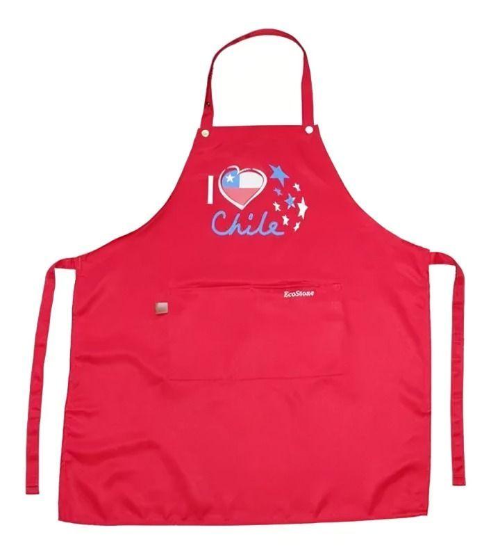 Pechera I love Chile Rojo-0