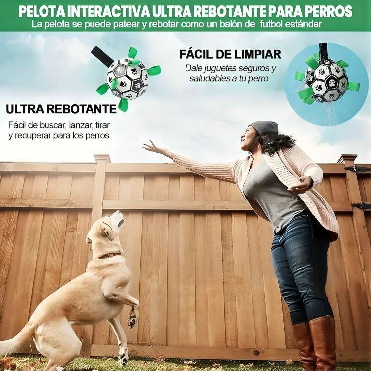 Pelota Para Perro Con Agarre Juguete Perro Pelota 15cm-4