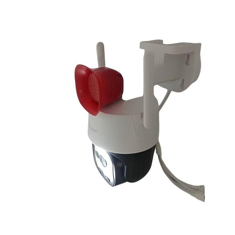 CAMARA VIGILANCIA IP EXTERIOR 23 LED WIFI CON SIRENA APP V380 -2