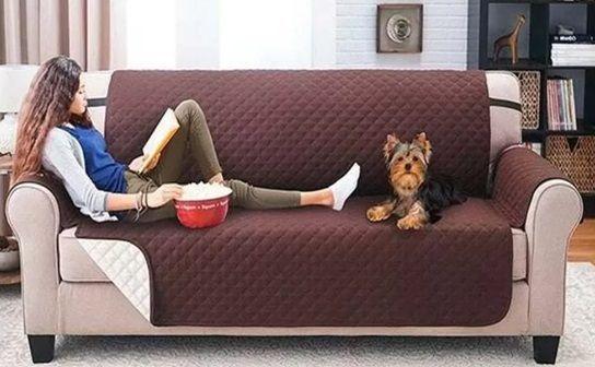 Cobertor Sillon Sofa 2 Cuerpos Reversible Protector-2