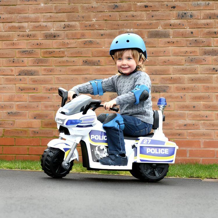 MOTOCICLETA A BATERIA POLICIA-3