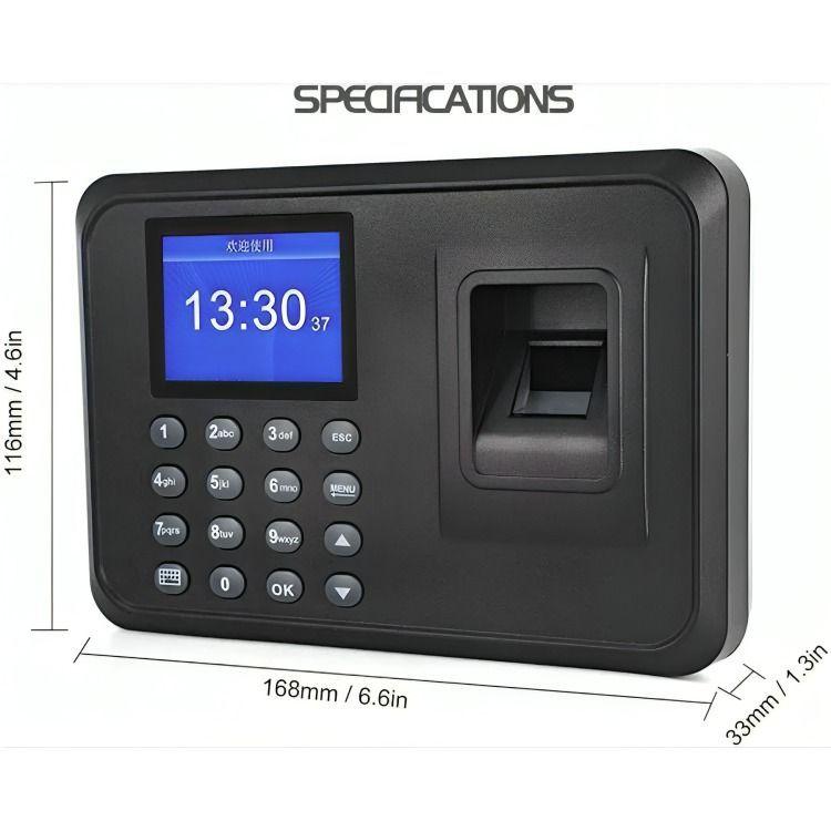Reloj Biometrico Reconocimiento Dactilar Control Personal-3