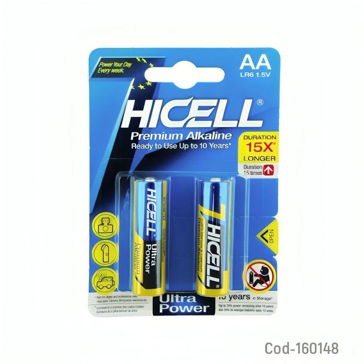 Set x 6 PILLA HICELL AASET  1.5 VOLT ALKALINE-2