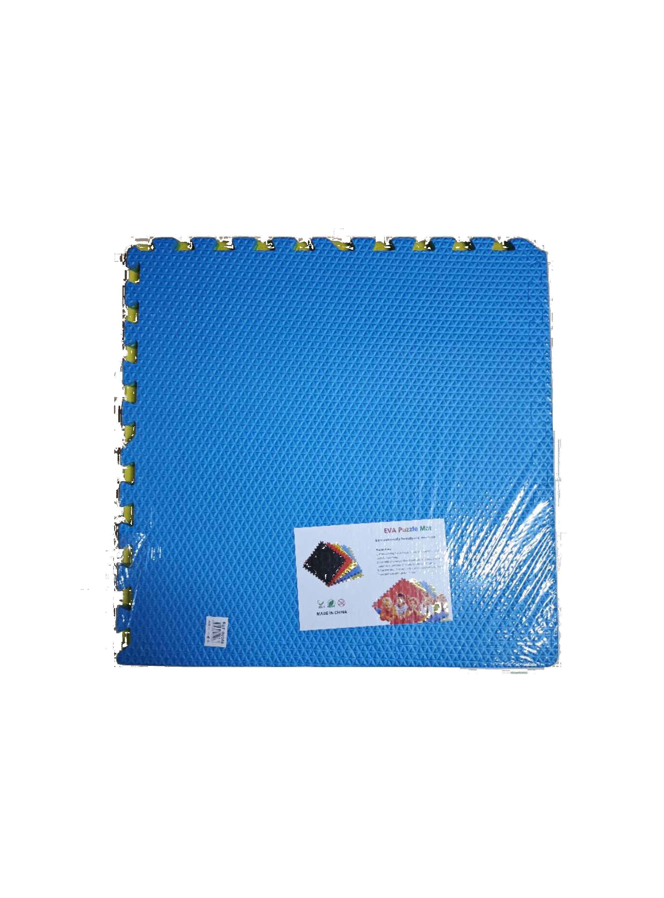 Alfombra Goma EVA Set 4 Cuadros Unicolor 62x62 Bebés Niños-0