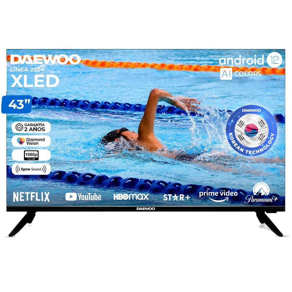 Televisor Smart TV DAEWOO 43 Led Android 12 Linea Xled 2024-0