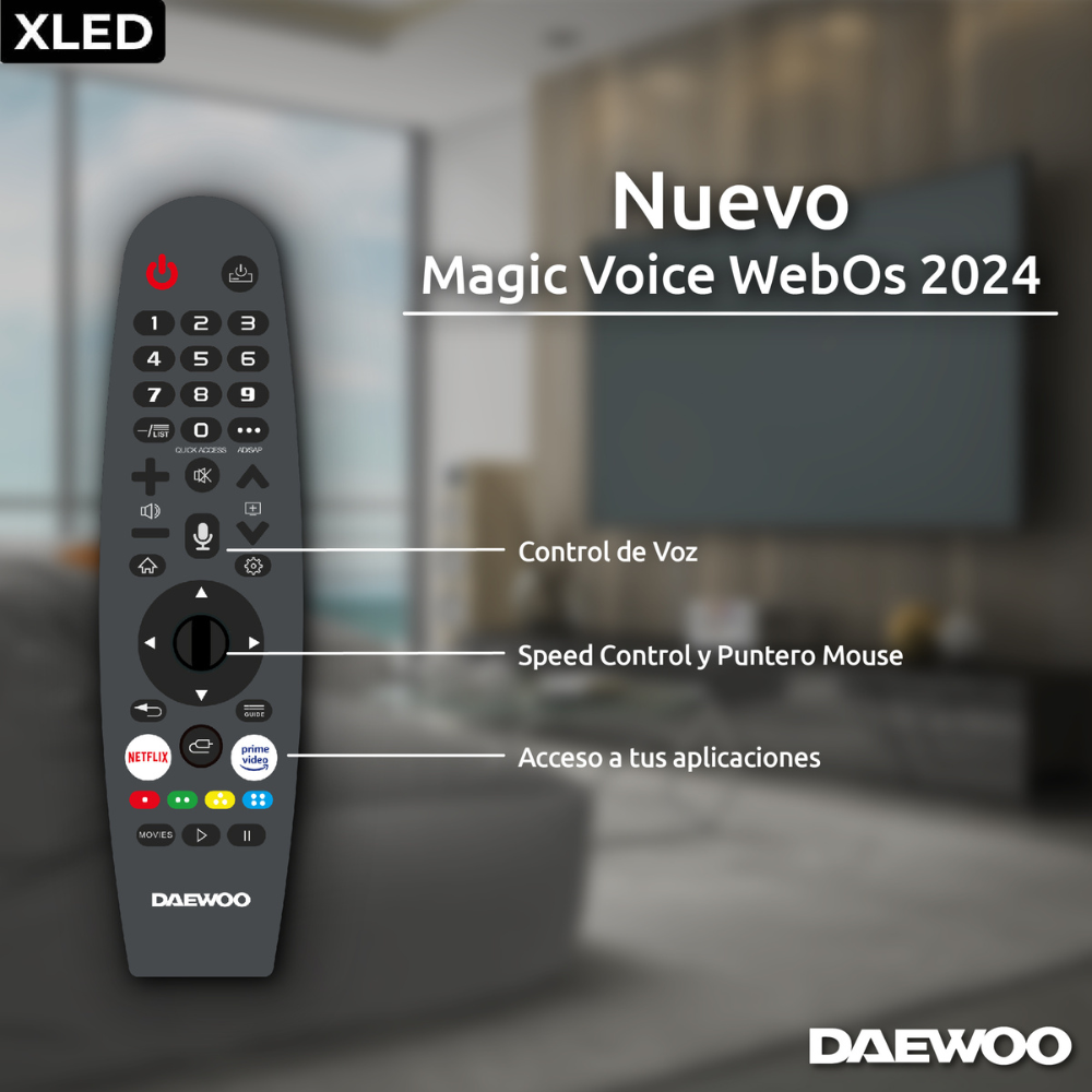 Televisor Smart TV DAEWOO 65 Webos Linea Xled -1