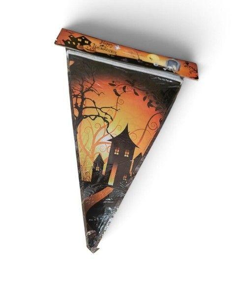 Cascanueces Madera Calabaza Halloween 25 cm mas banderines-2